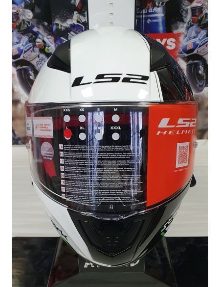 Шлем LS2 FF353 Rapid Stark Black Green White L 103535201L фото