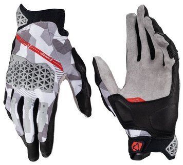 Перчатки LEATT 7.5 X-Flow Adventure Short Glove [Steel], M (9) 6024040781 фото
