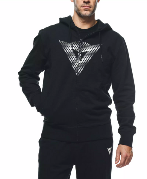 Толстовка DAINESE HOODIE LOGO Black/White XS 201896884622XS фото