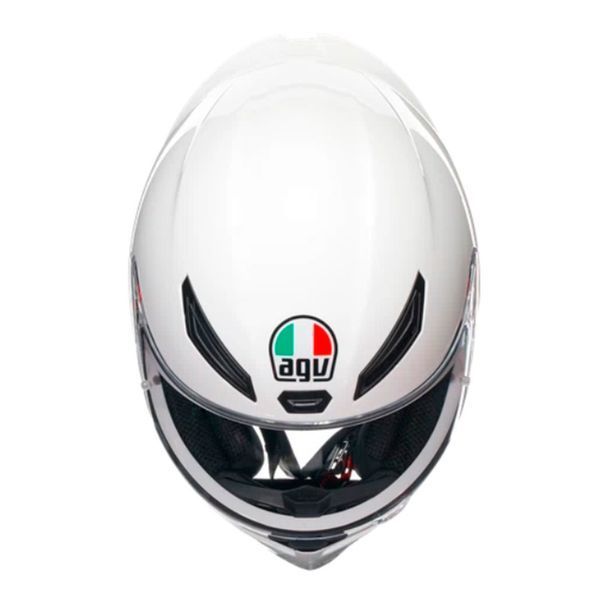 Мотошолом AGV K1 S Gloss White ECE2206 S 2118394001 028S фото