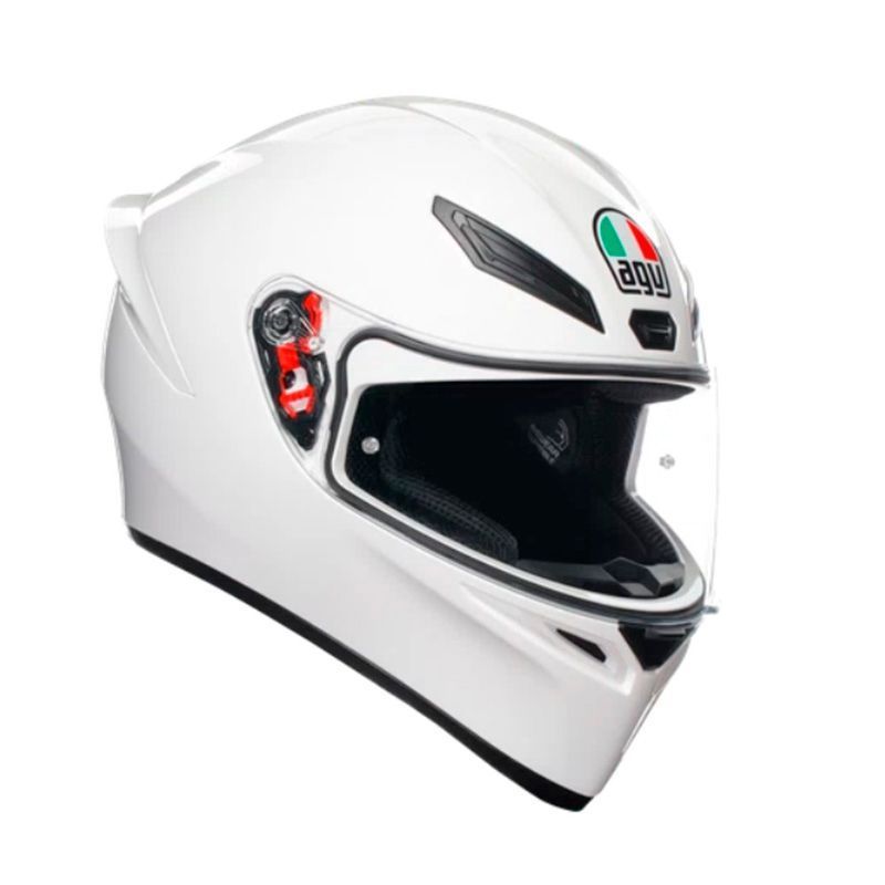 AGV K1 ホワイト　Mサイズ Купить Мотошлем AGV K1 S Gloss White E2206 S 2118394001 028S в