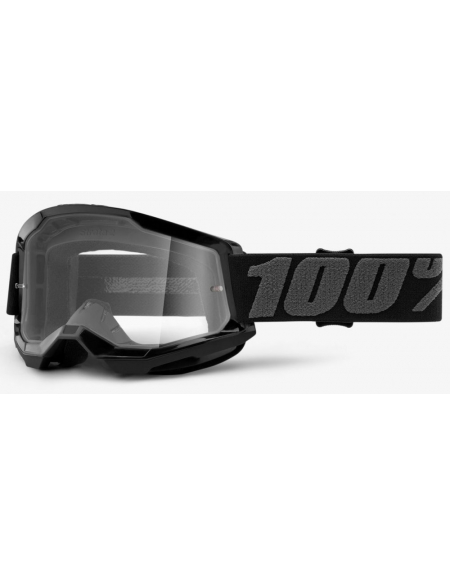 Мото очки 100% STRATA 2 Goggle Black - Clear Lens