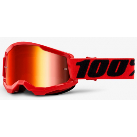 Окуляри 100% STRATA 2 Goggle Red - Mirror Red Lens
