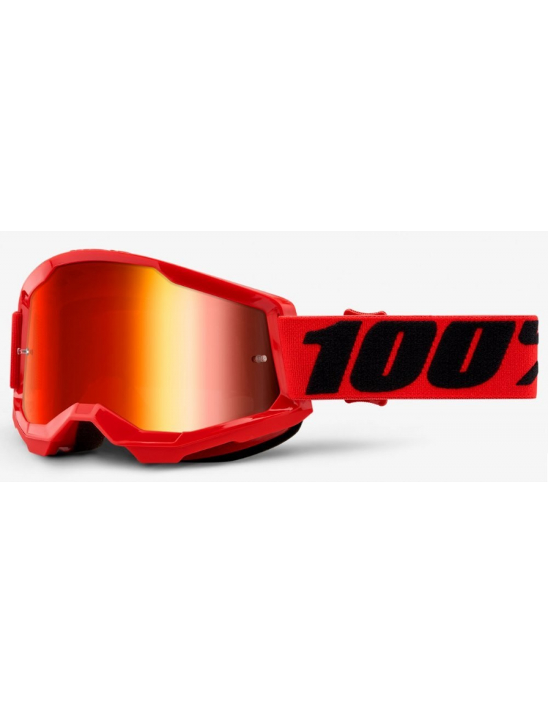 Окуляри 100% STRATA 2 Goggle Red - Mirror Red Lens