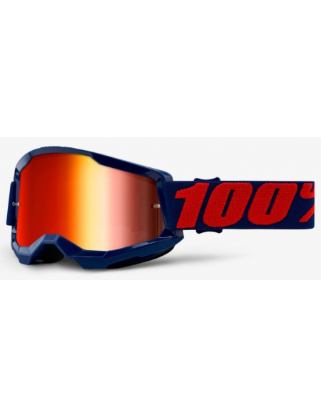 Мото очки 100% STRATA 2 Goggle Masego - Mirror Red Lens