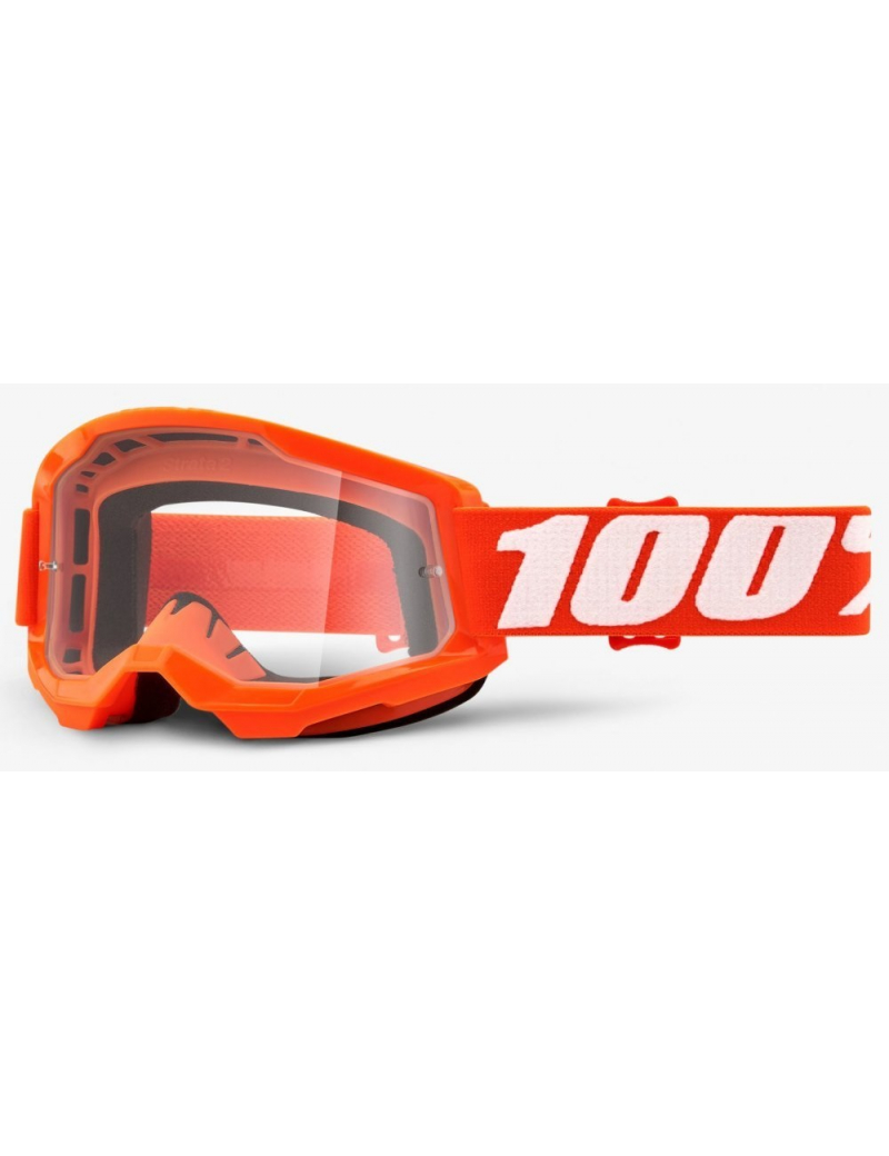 Окуляри 100% STRATA 2 Goggle Orange - Clear Lens