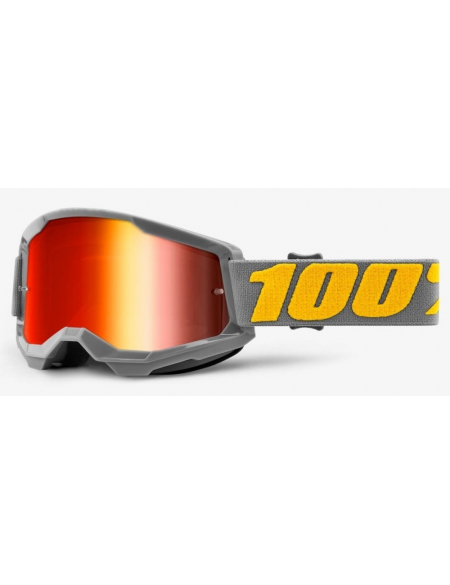 Мото очки 100% STRATA 2 Goggle Izipizi - Mirror Red Lens