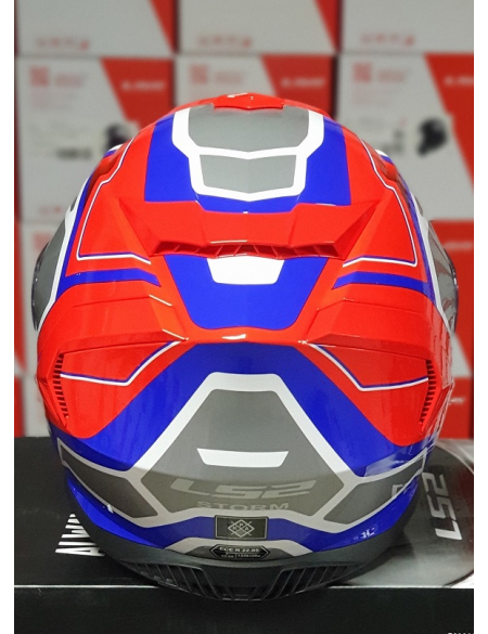 LS2 FF800 STORM FASTER RED BLUE