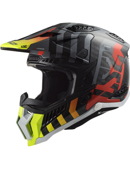 LS2 MX703 C X-Force Barrier Yellow Red