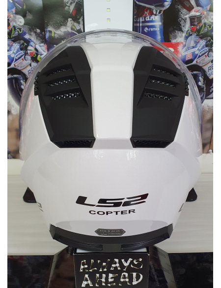 LS2 OF600 Copter 2 Gloss White