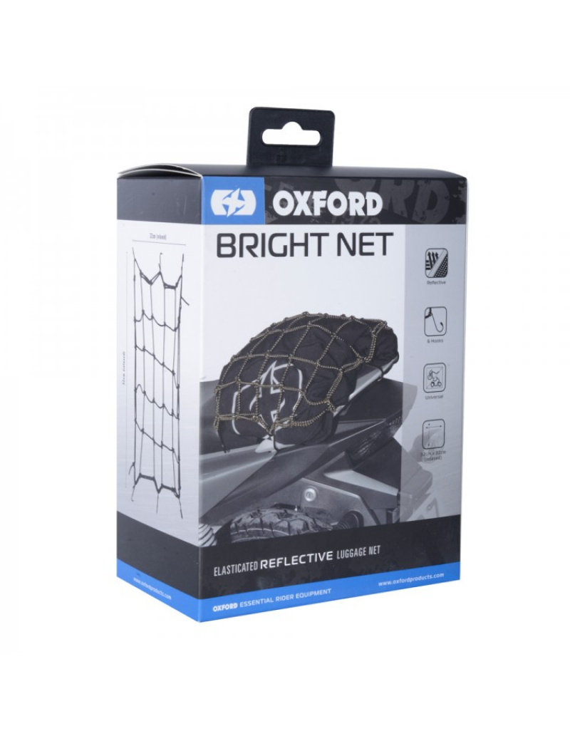 Багажна Cітка Oxford Bright Net - Black/Reflective