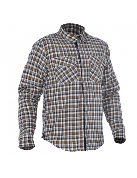 Oxford Kickback Shirt Checker Kha/Wht